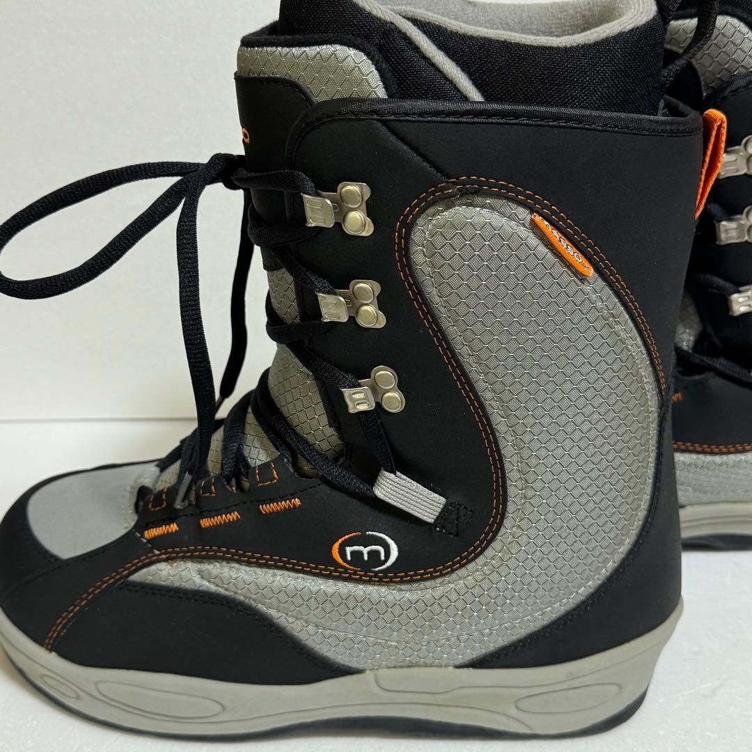 美品29cm スノーボードブーツ グレー/ブラック　初心者格安激安特価