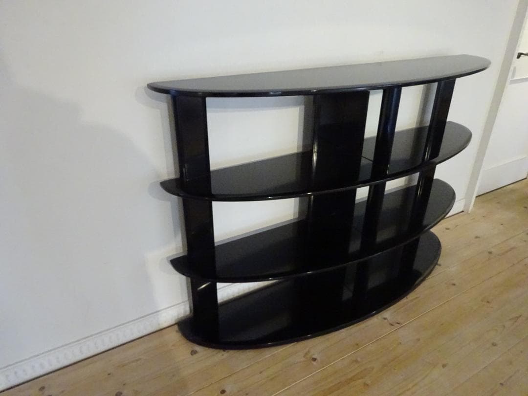 MORISHIGE/森繁　黒漆塗り　飾り棚　高級　美品