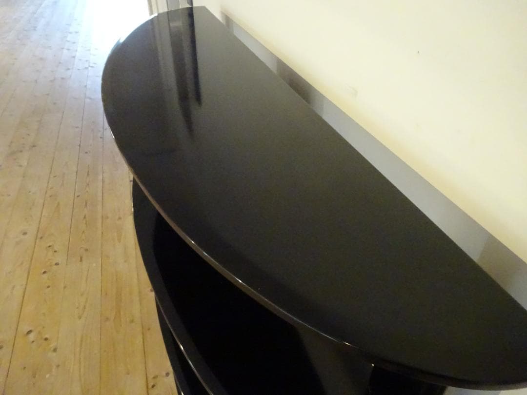 MORISHIGE/森繁　黒漆塗り　飾り棚　高級　美品