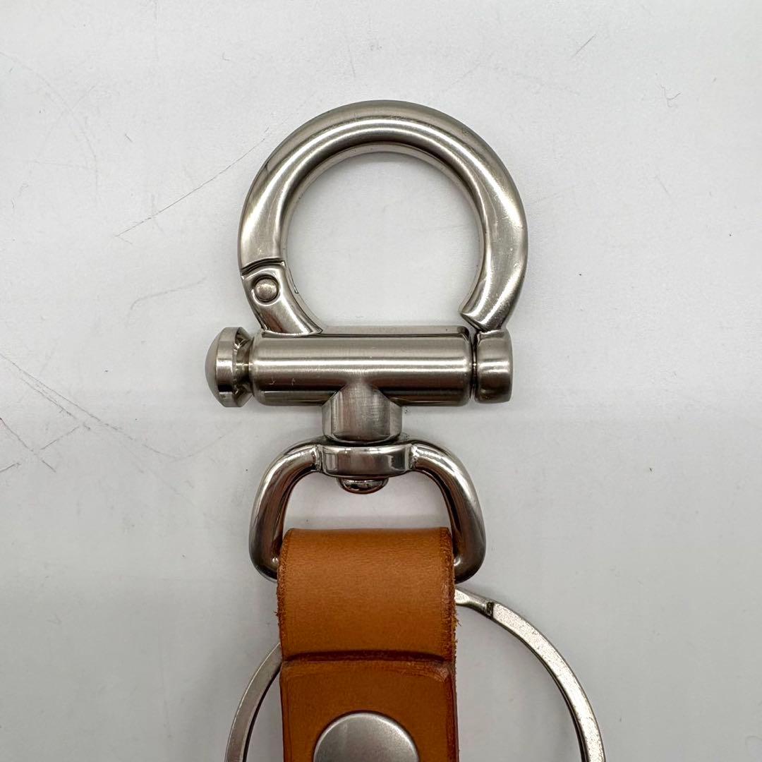 【極美品】Hender Scheme キーフロック レザー ブラウン フック