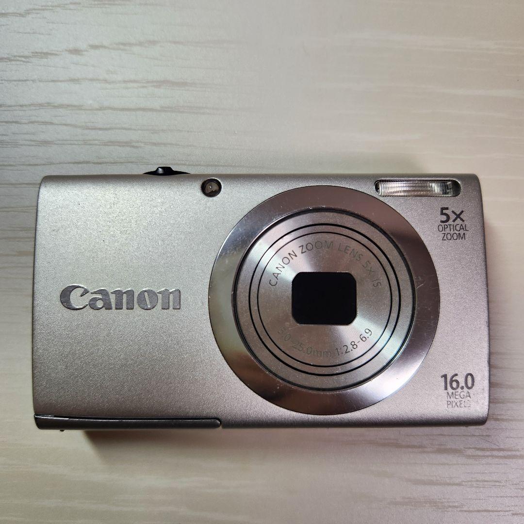 Canon デジタルカメラ PowerShot A2400IS シルバー