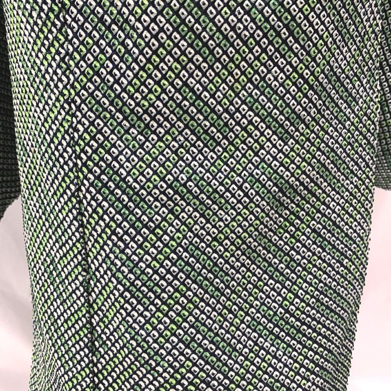 504ag38, 帯揚げ帯締めしごき□七五三 七歳 女児 着物&袋帯 総絞り