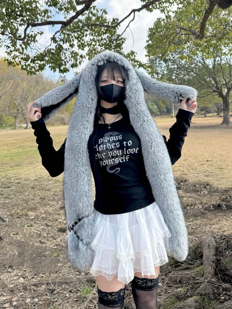 み*み様 GIBOUS×DEPENDOLL RABBIT MILKYFUR MU