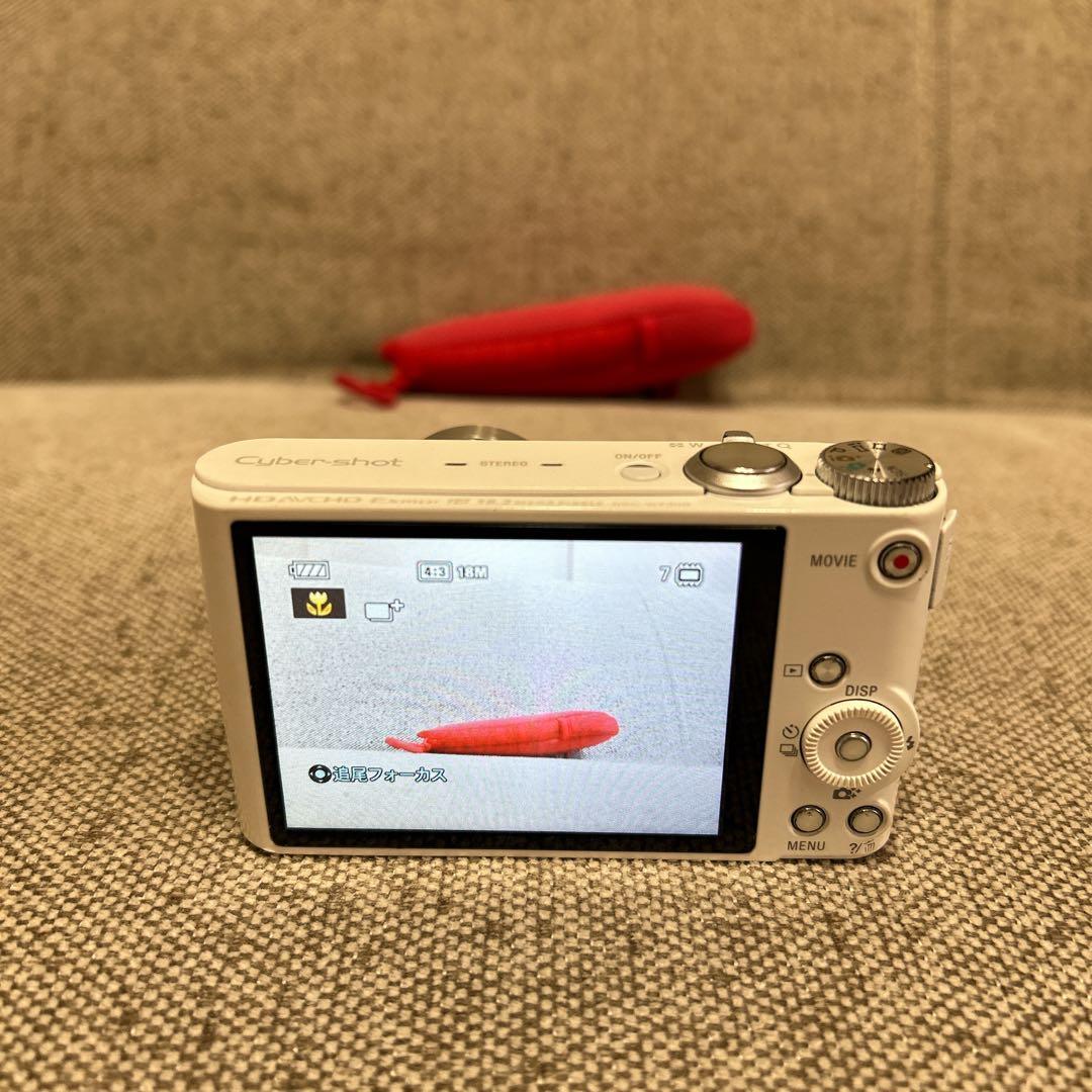 【美品】 SONY Cyber-shot ホワイト DSC-WX300 おまけ付