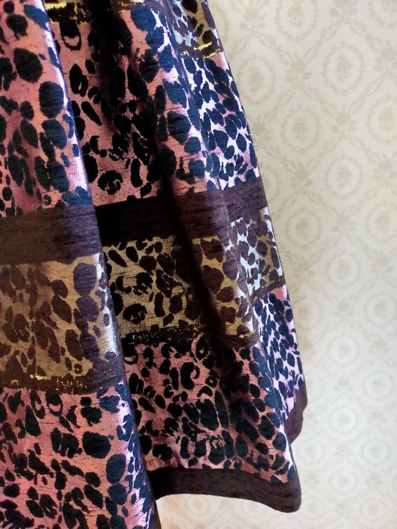 ✿超美【カタログ掲載】エムズグレイシー✿タグあり✿アニマル柄✿ラメ生地✿