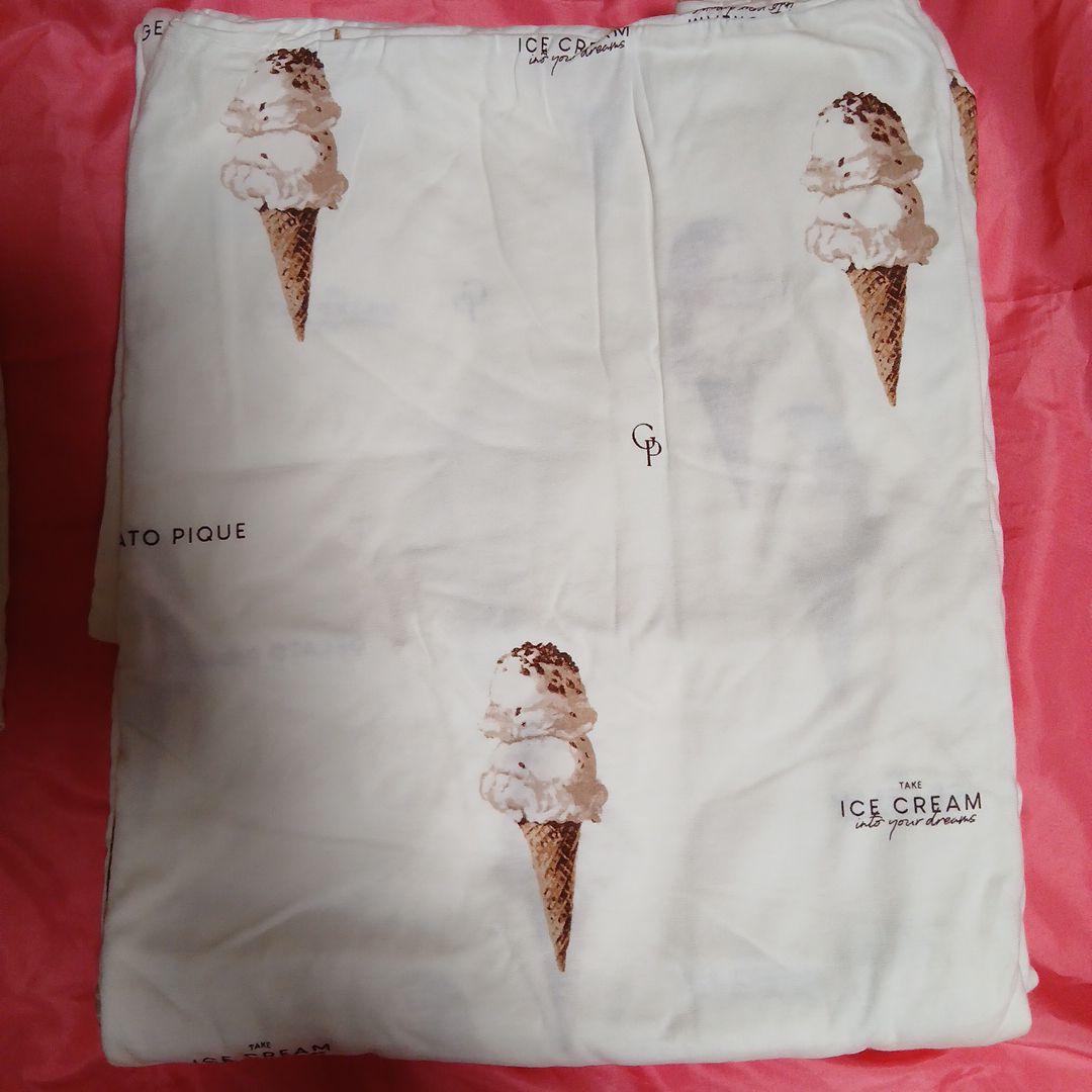 gelato pique　アイス柄　布団カバー3点セット (シングル)
