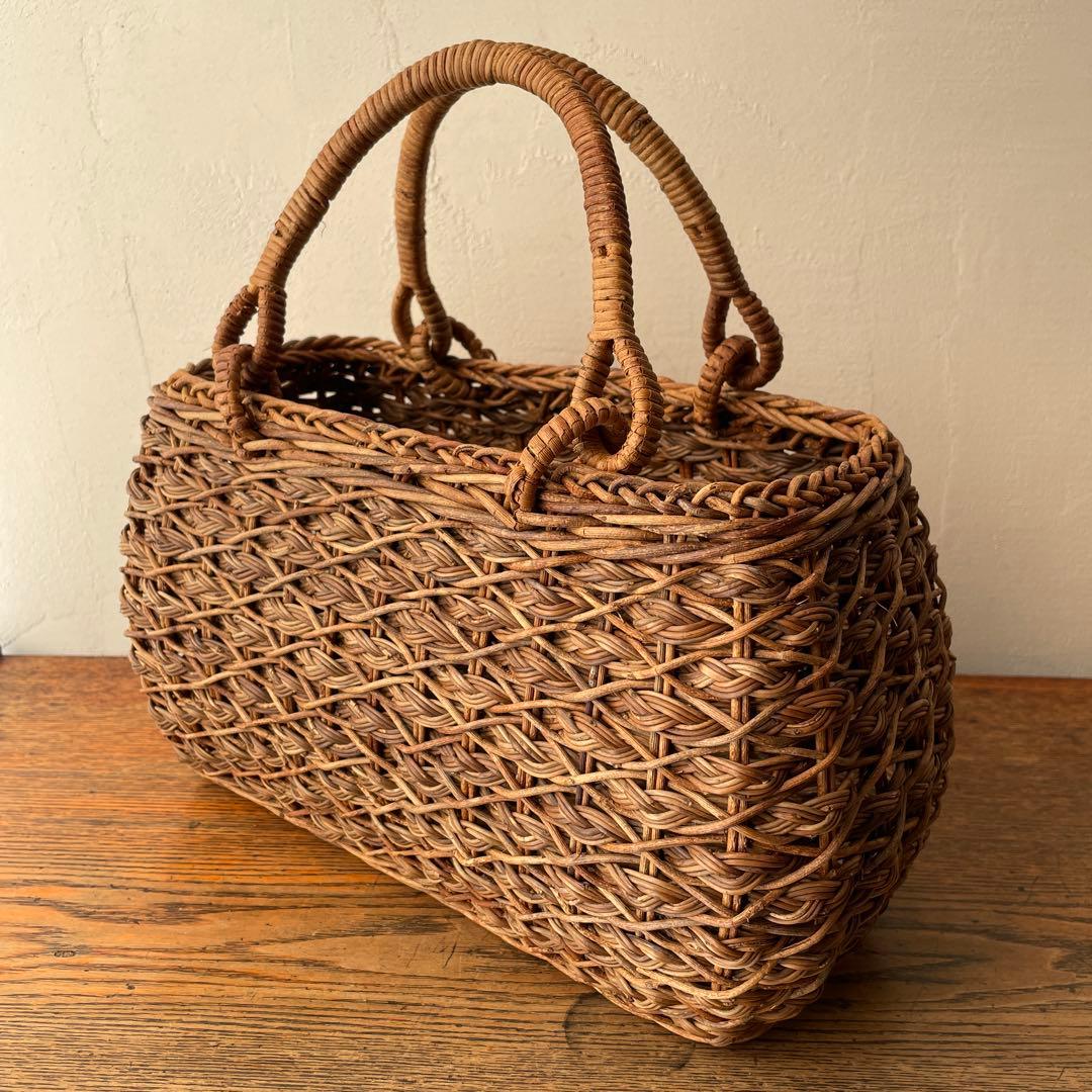 あけび かごバッグ バスケット 手仕事 民芸