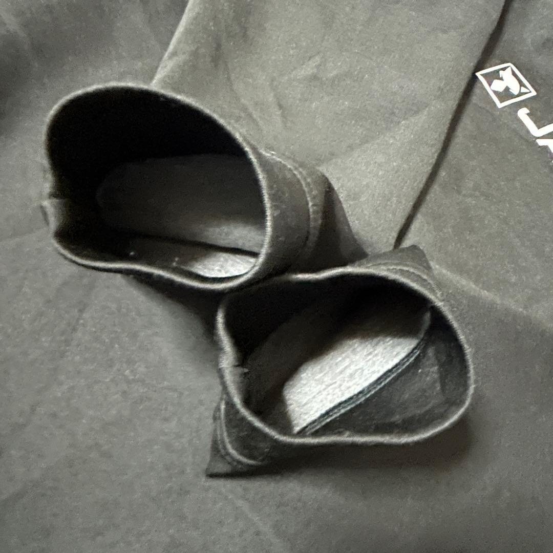 JACKALL ジャッカル　ストレッチスウェットフーディ M ブラック