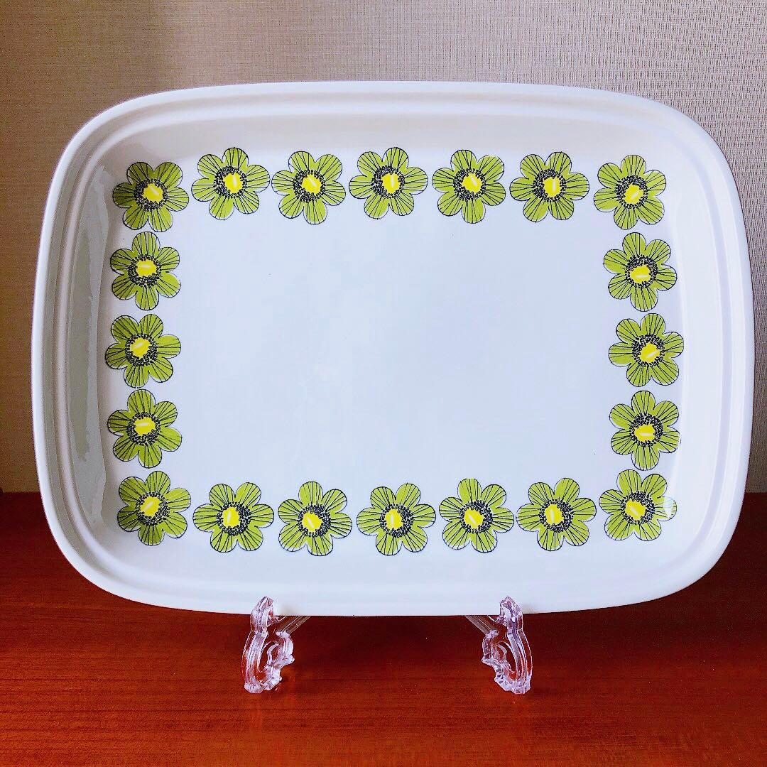 【超稀少】ARABIA Primavera(プリマヴェーラ)　プラター(角皿)