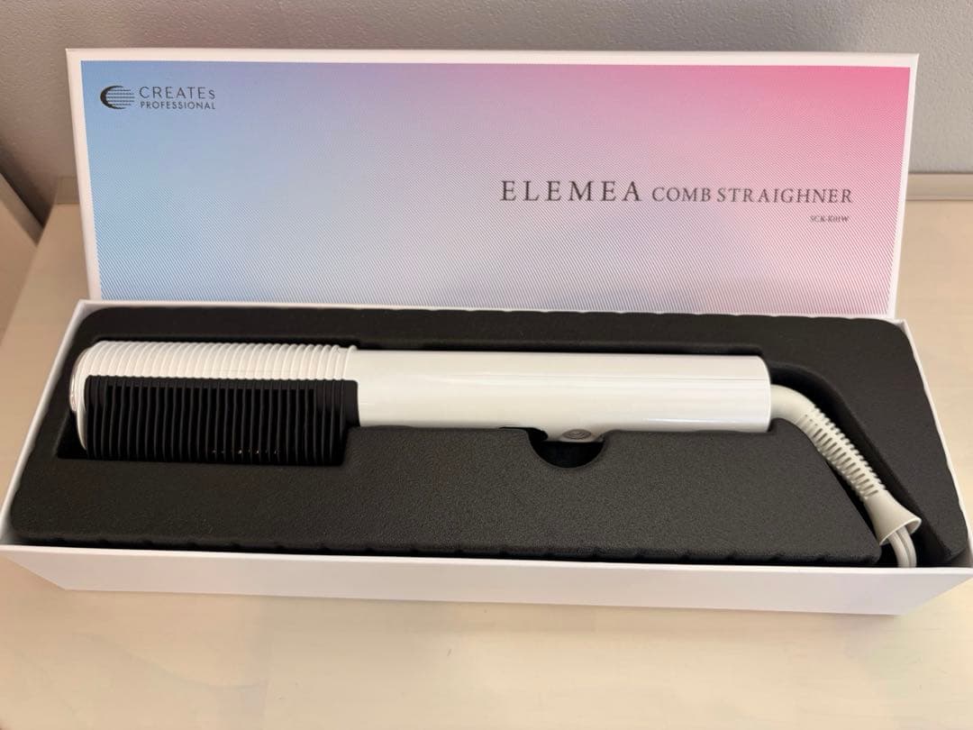 ELEMEA COMB STRAIGHTENER ホワイト