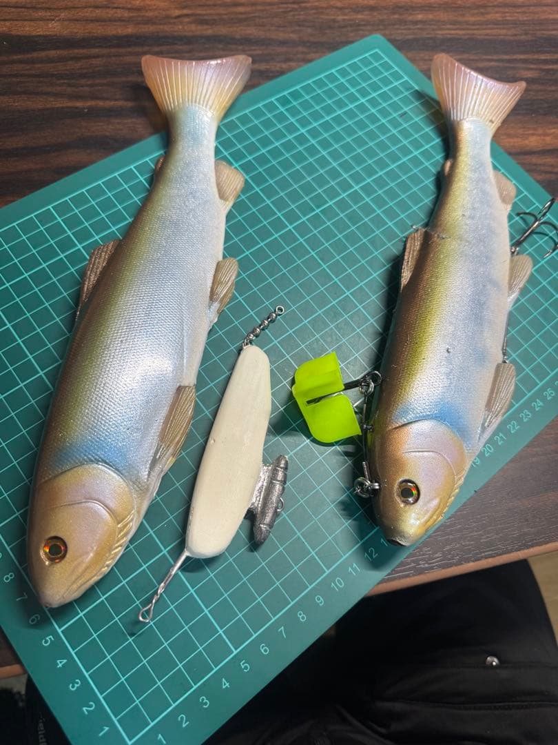 Nate's Baits 12インチ ラインスルートラウト 新品　フック付き