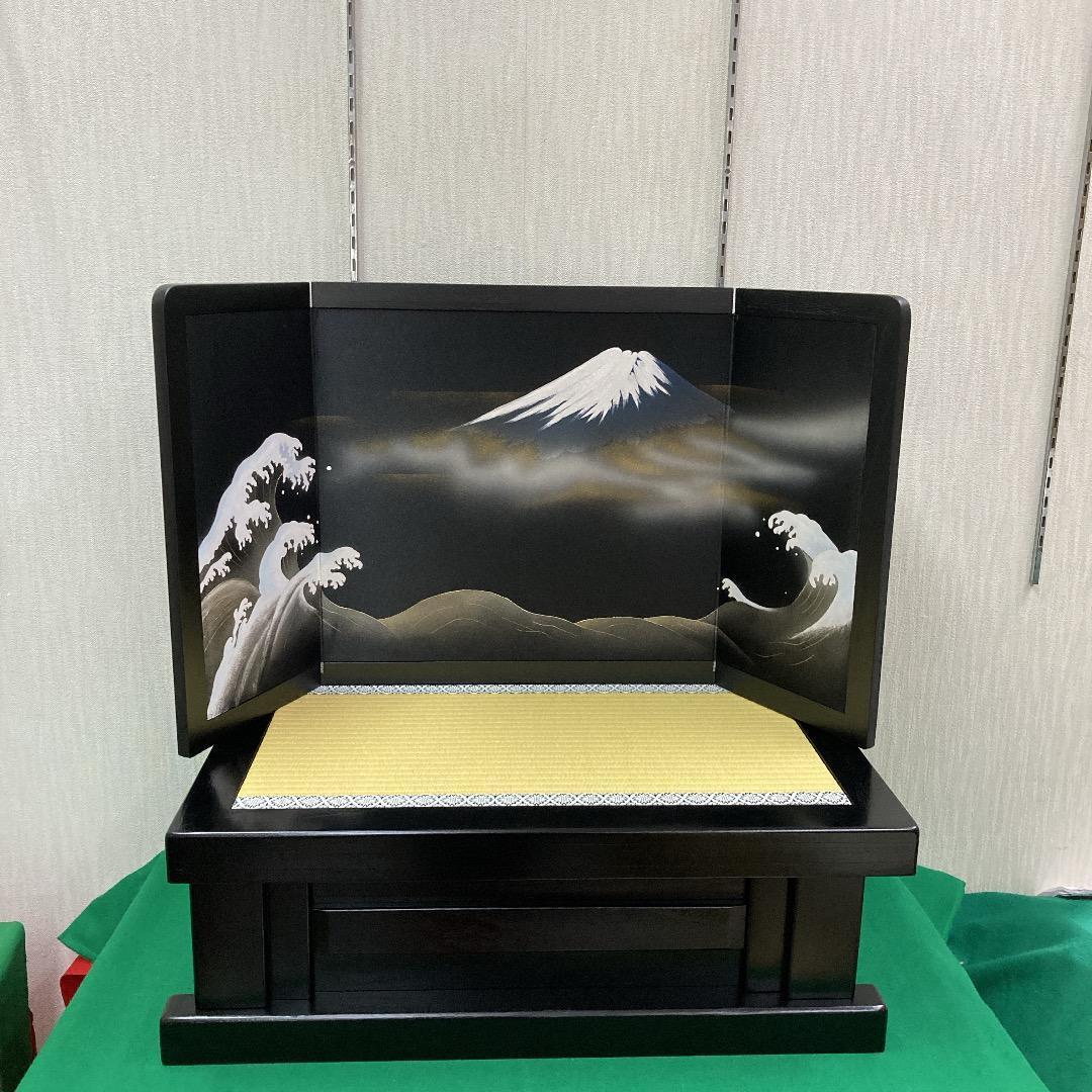 E38 高級桐　台巾70㎝位　五月人形鎧兜台　5月台屏風　五月兜　五月初節句