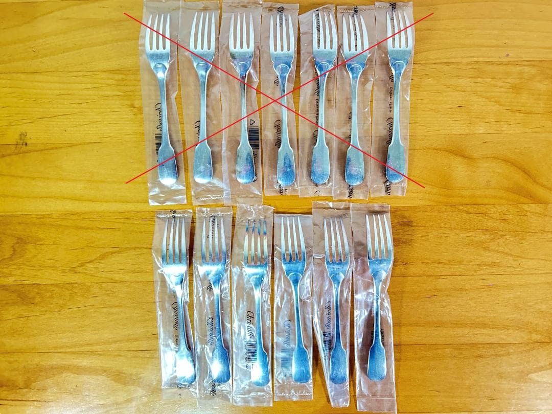 きなこ 未使用 クリストフル クリュニー カトラリーセット 18本