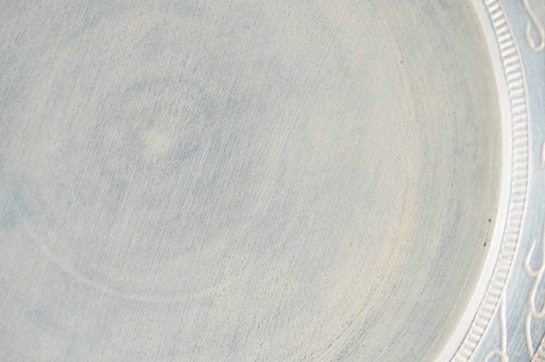 【店舗使用品】 石黒雄大 8寸白漆皿 つる 木工 木芸 平皿 うつわ 民芸 民藝