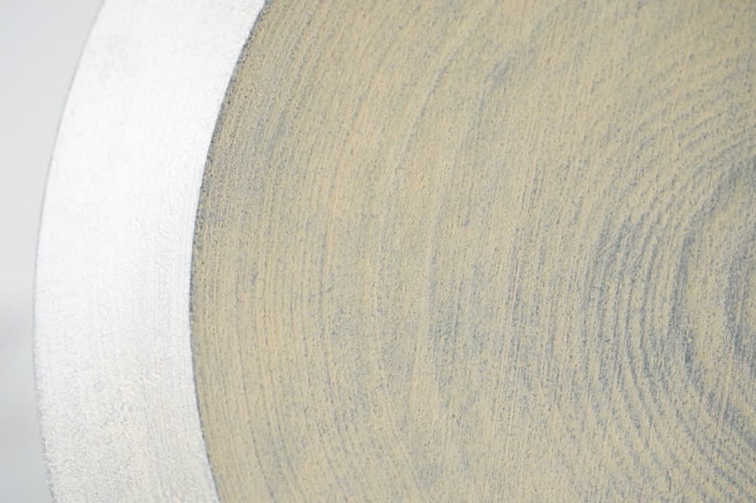 【店舗使用品】 石黒雄大 8寸白漆皿 つる 木工 木芸 平皿 うつわ 民芸 民藝