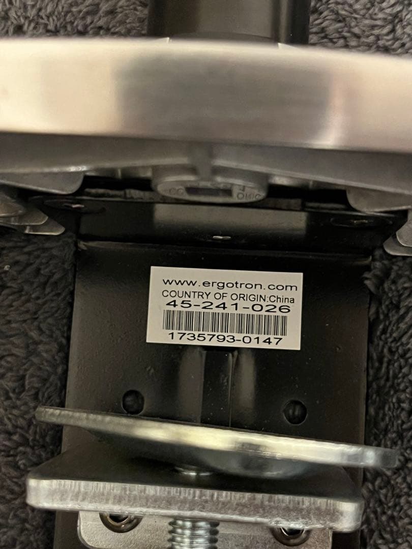 ERGOTRON エルゴトロン LX モニターアーム デスクマウント シルバー