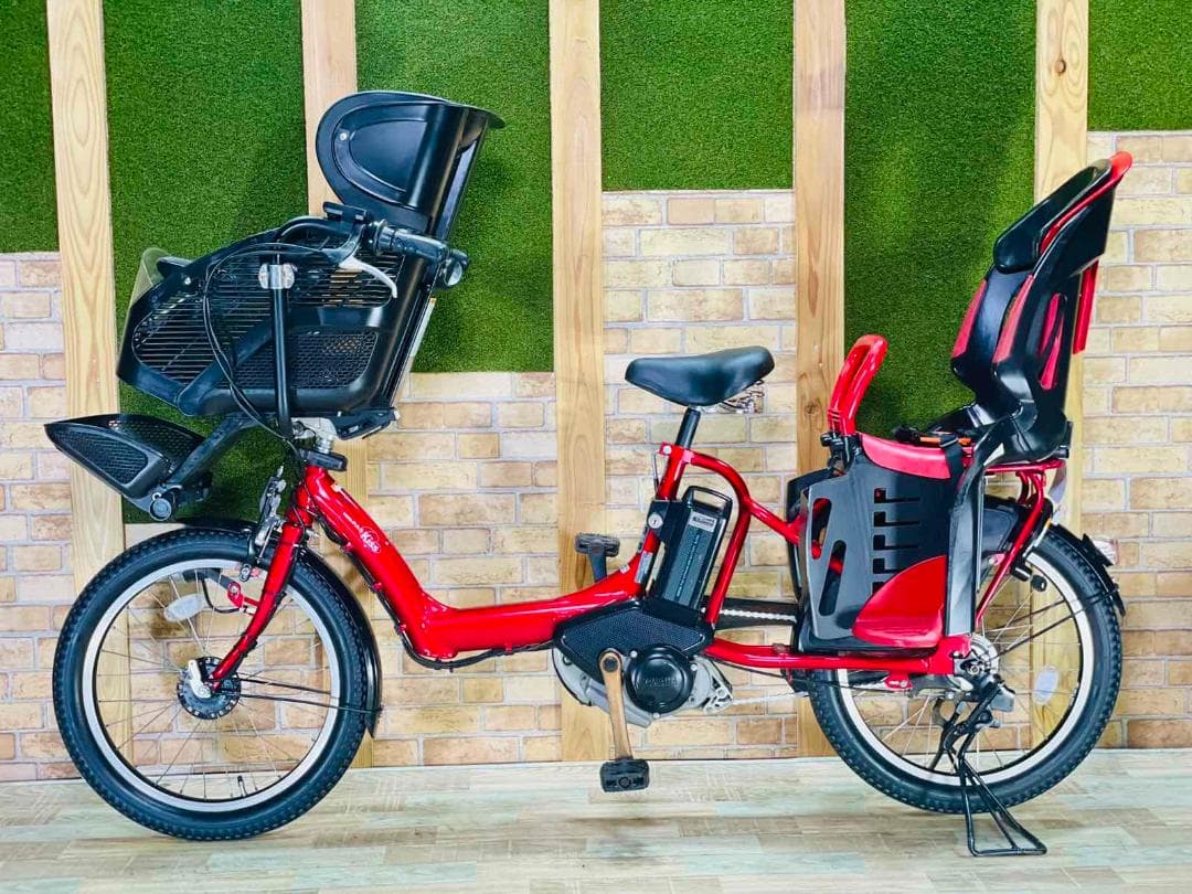 スーパーセール レッド系 ヤマハ 子供乗せ電動アシスト ZH2978