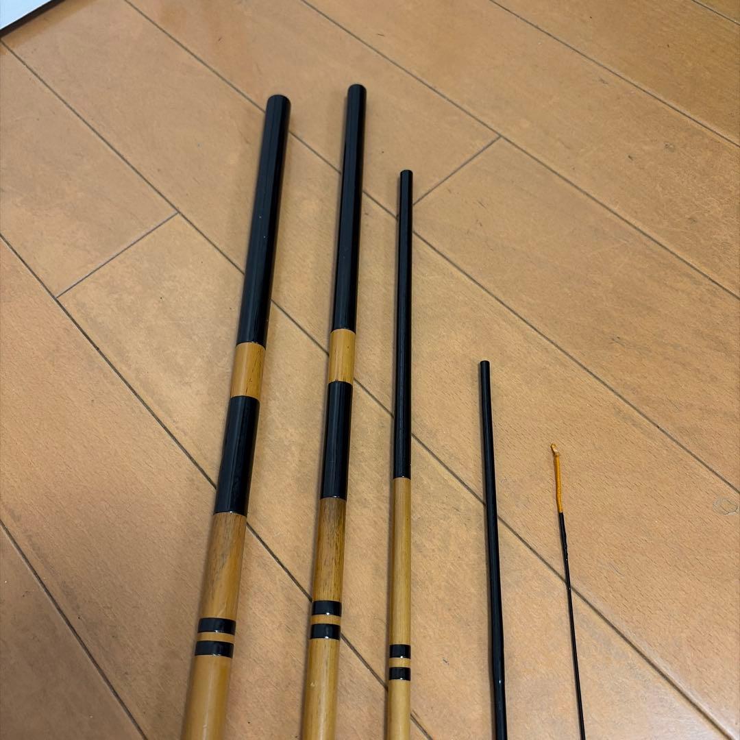 【希少】紀州竹竿　夢坊作　末広　ヘラブナ竿　16尺