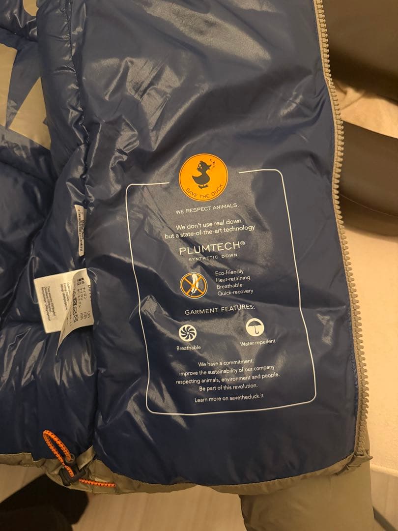 よ*ー様 SALE！セーブザダックベージュ ダウンジャケット