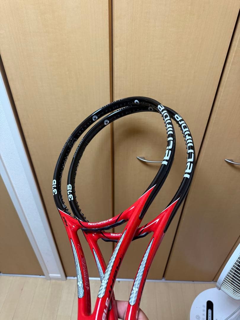 激レアTechnifibre T-Fight 315 グリップ3の2本セット