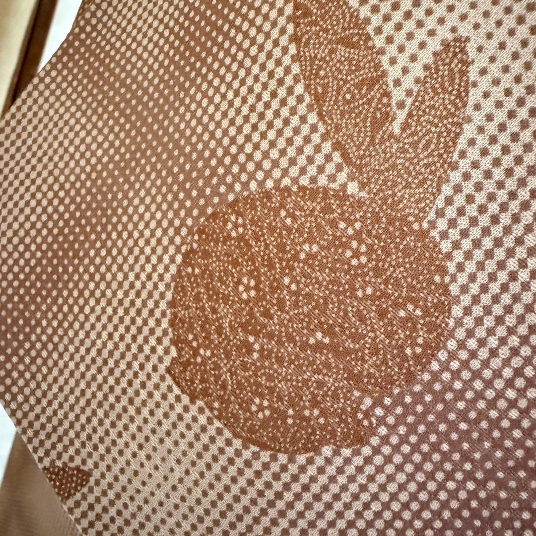 裄70 　身丈174 　身幅ゆったり　　　上質な小紋　パールトーン加工