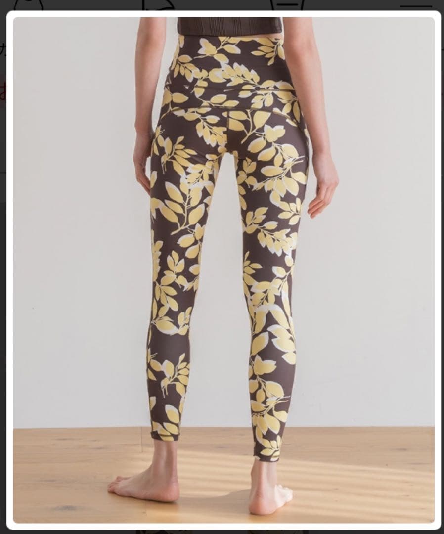 LAVA SUKALAリントスル　リーフバイカラーブラトップ・レギンスセット