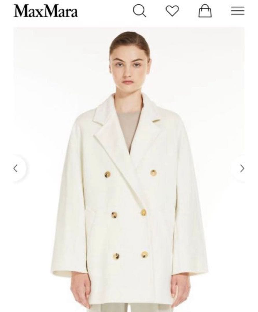 サオ様 値札付 MaxMara アイコンコートマダム ショート 101801