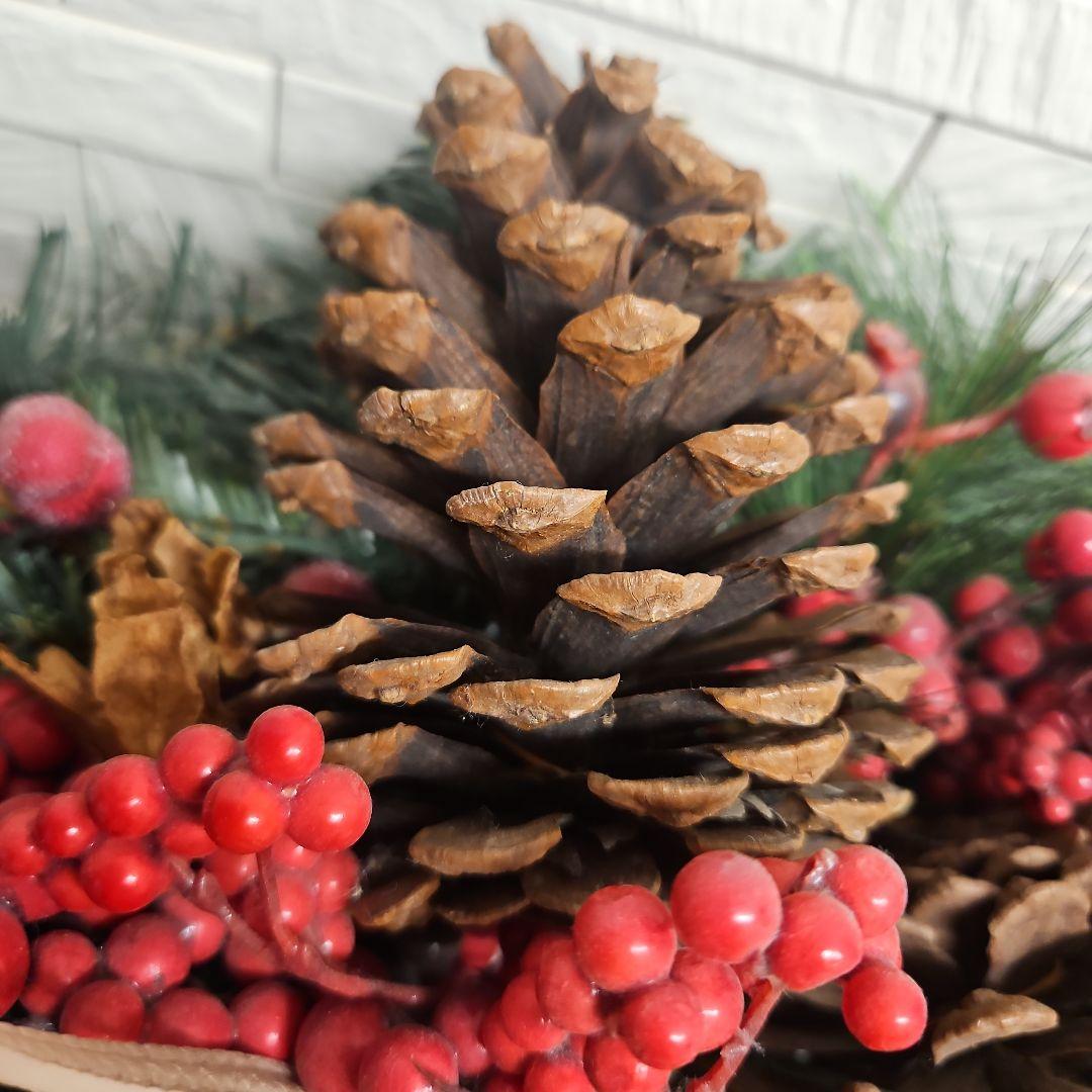 クリスマス飾りセット　サンタクロース&トナカイ親子・2WAYリース