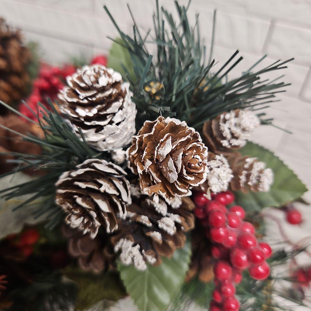 クリスマス飾りセット　サンタクロース&トナカイ親子・2WAYリース