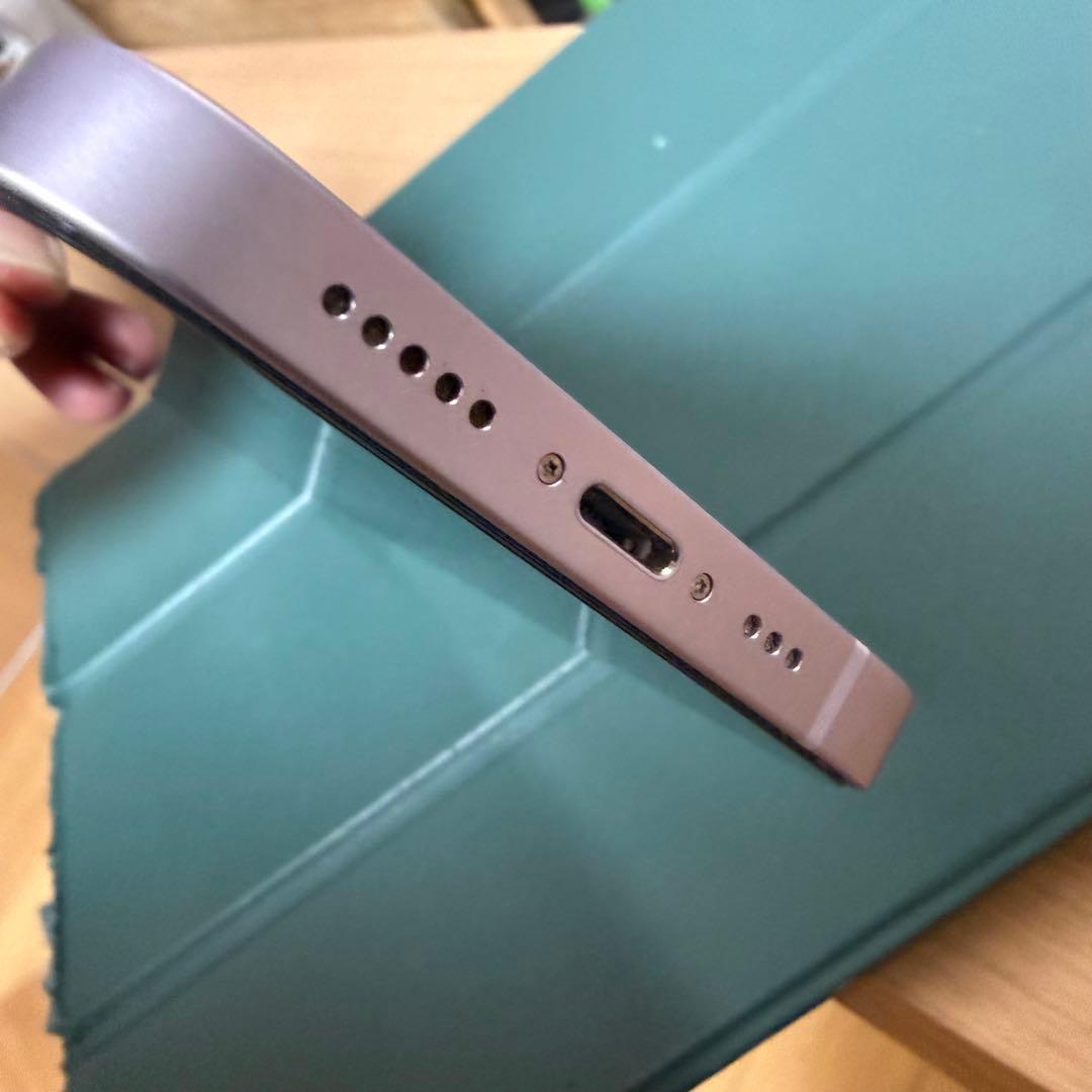 Apple iPhone 14 本体 充電器付き 128GB パープル