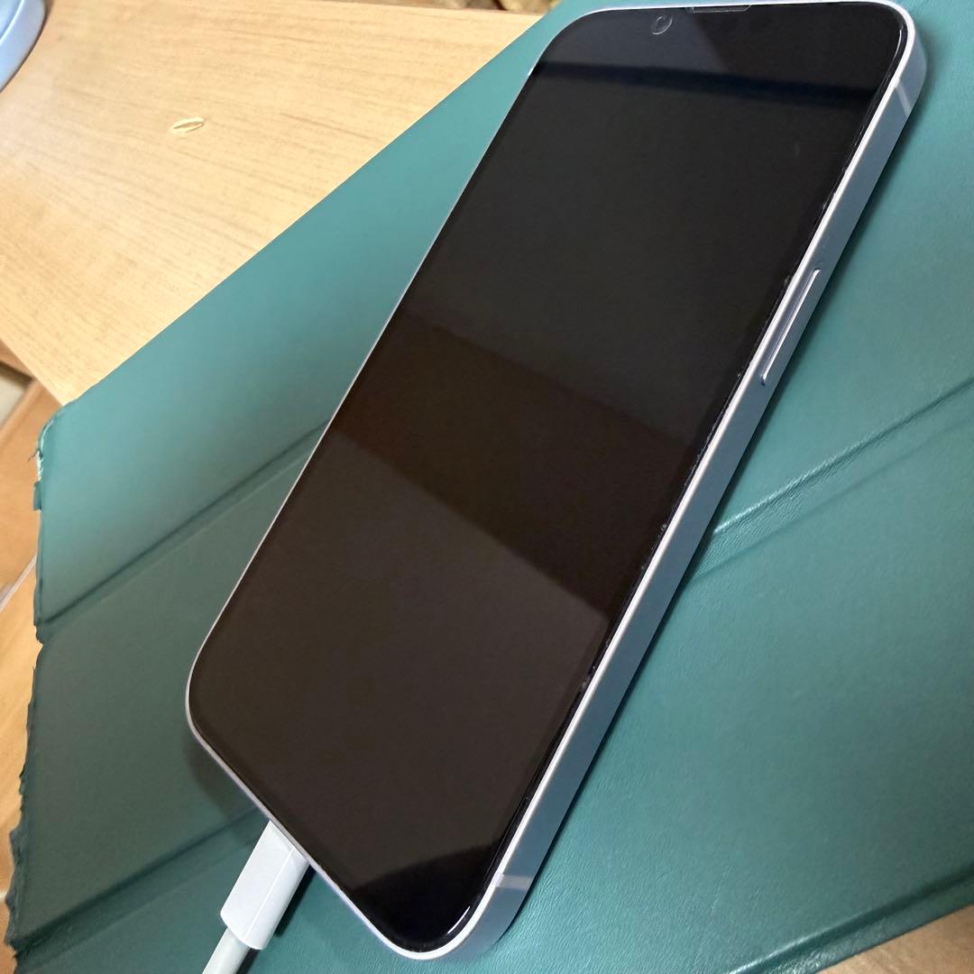 Apple iPhone 14 本体 充電器付き 128GB パープル