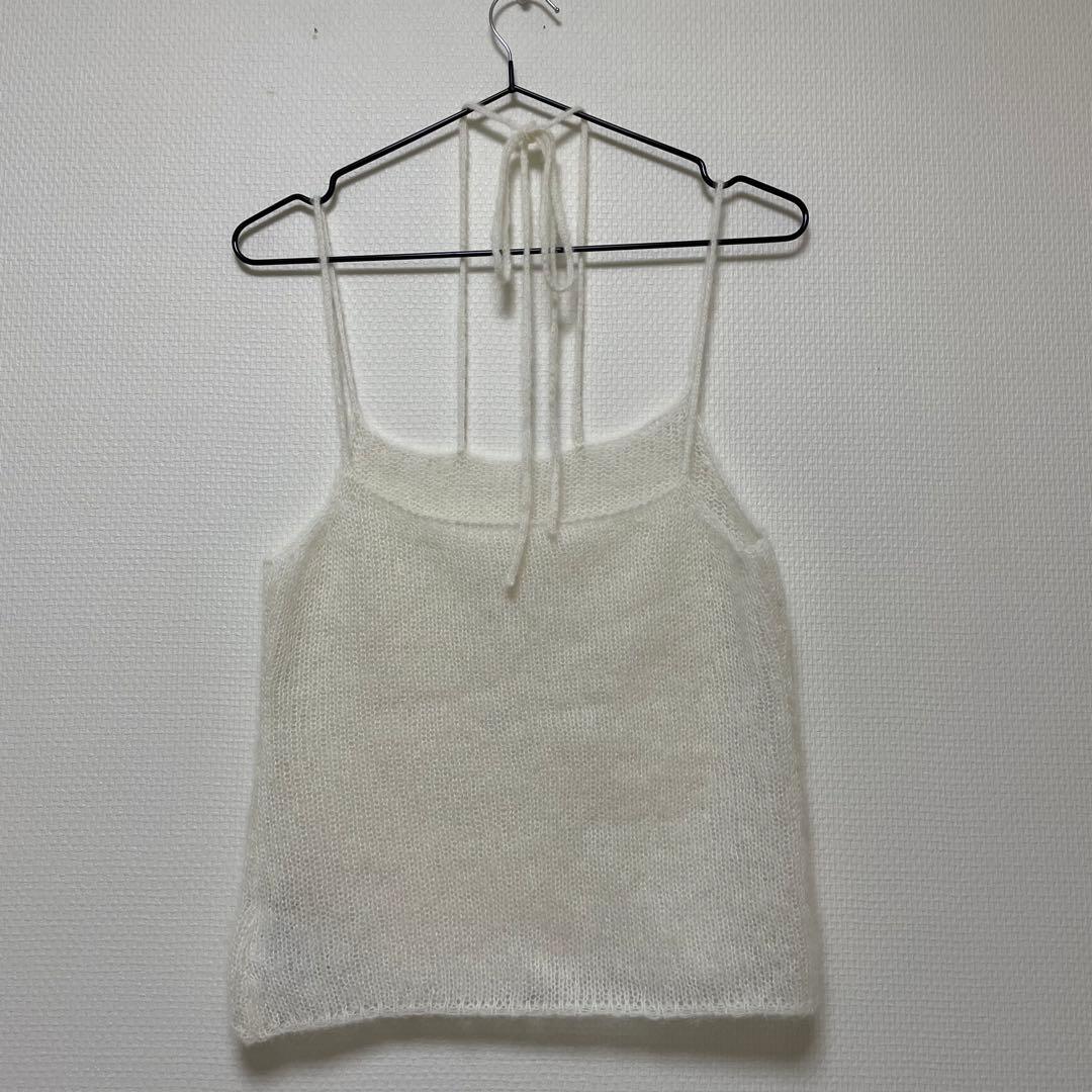 plage SHEER ALPACA キャミソール