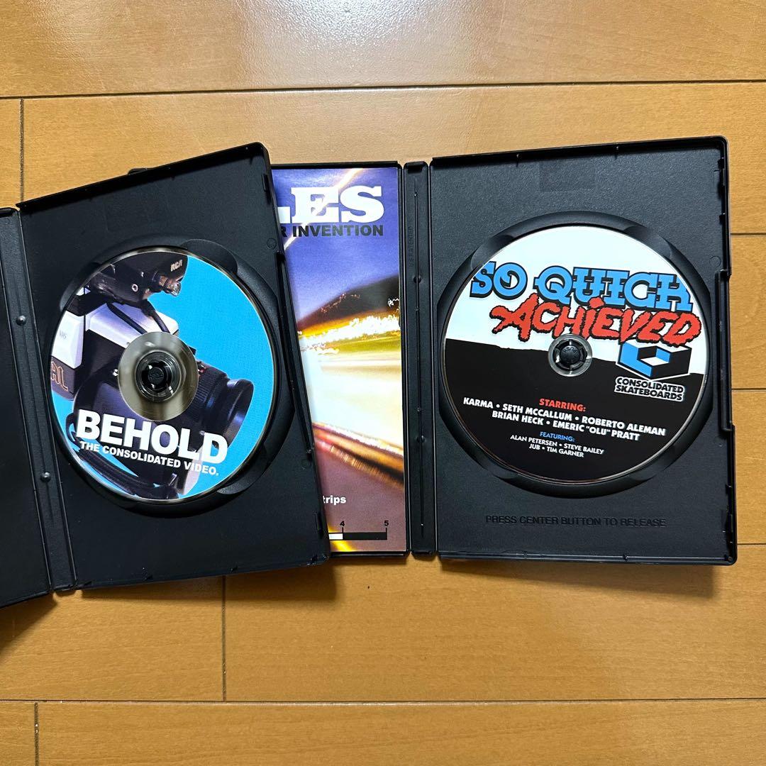 Consolidated Skateboards DVD ステッカー コンソリ