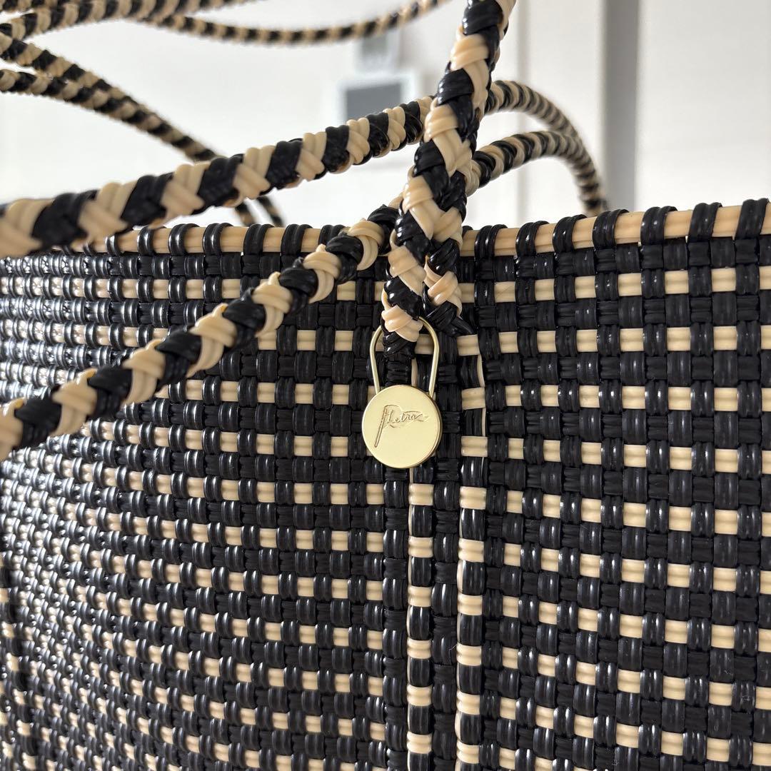 レトラメルカドバッグ　ミニチェックL