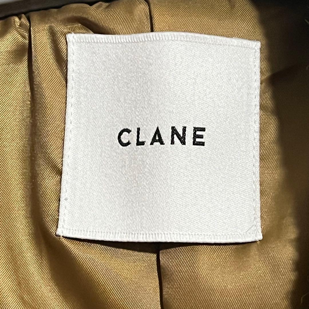 キャサリン様 clane OVER LINE DOUBLE COAT イエロー