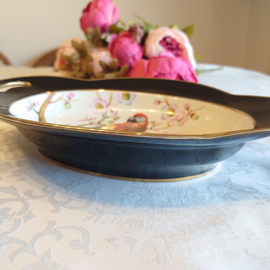 オールドノリタケ　レア　アンティーク　深皿　書籍掲載作品