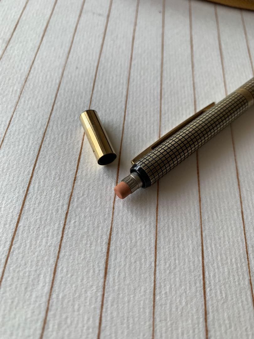 希少品 セーラー silver 蝕刻シャープペンシル