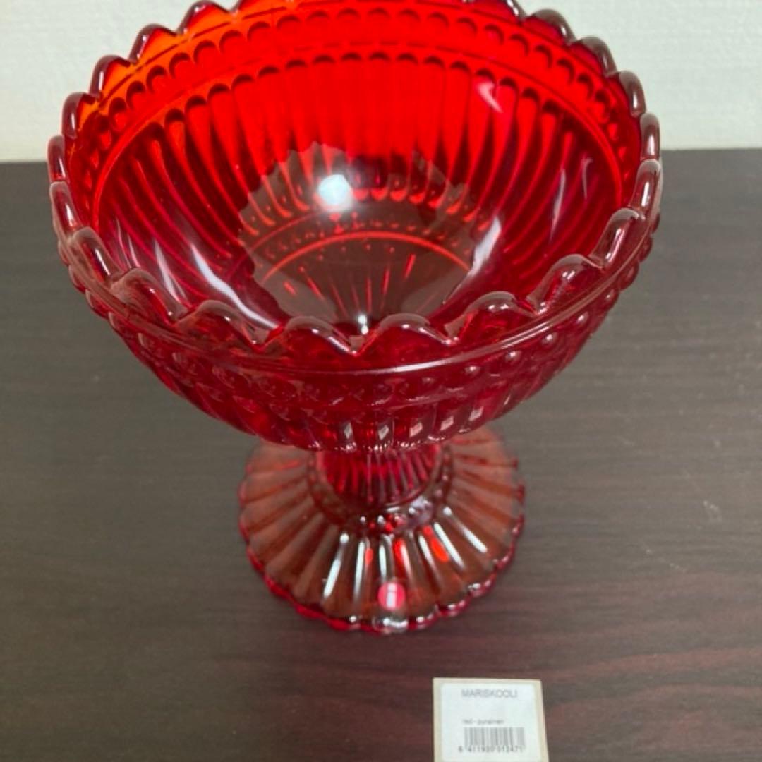 イッタラ マリボウル 赤 レッド 希少