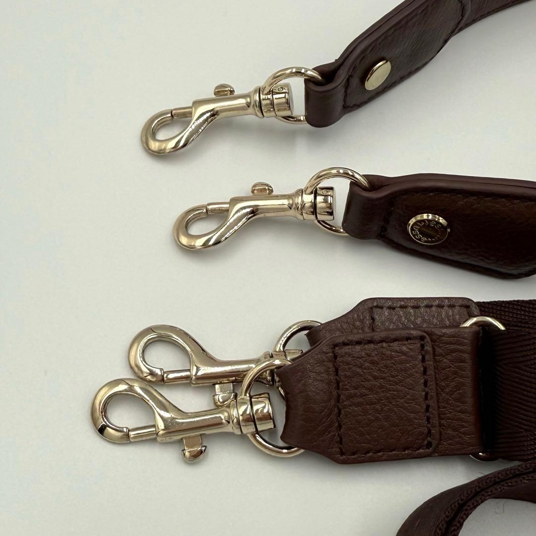 【美品】ラシット 2WAY ショルダーバッグ モノグラム ナイロン×レザー