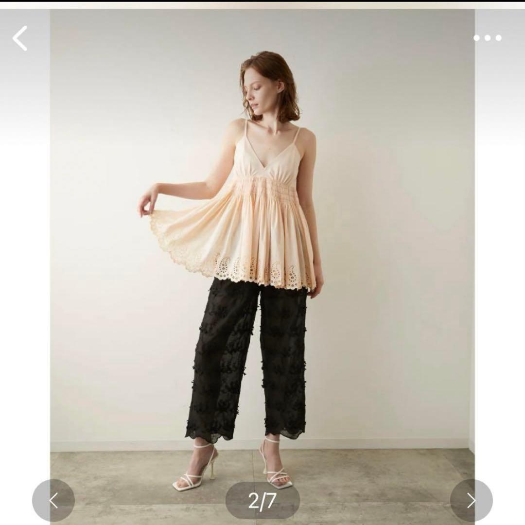 crinkle crinkle crinkle キャミソールブラウス