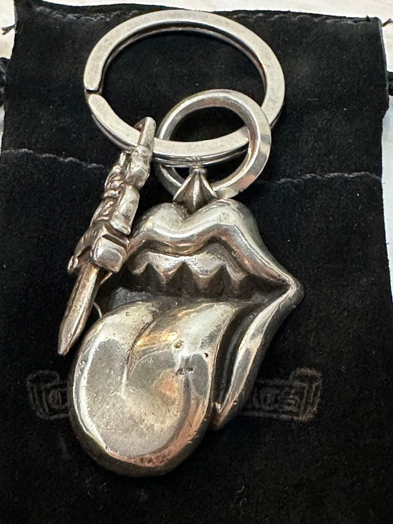 クロムハーツ キーリング キーホルダー リップアンドタン スプリットダガー