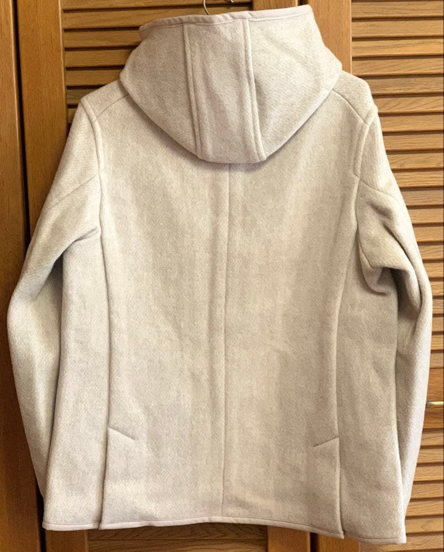 【そうはるた】 ダントンDANTON フード付きベージュウールコート38