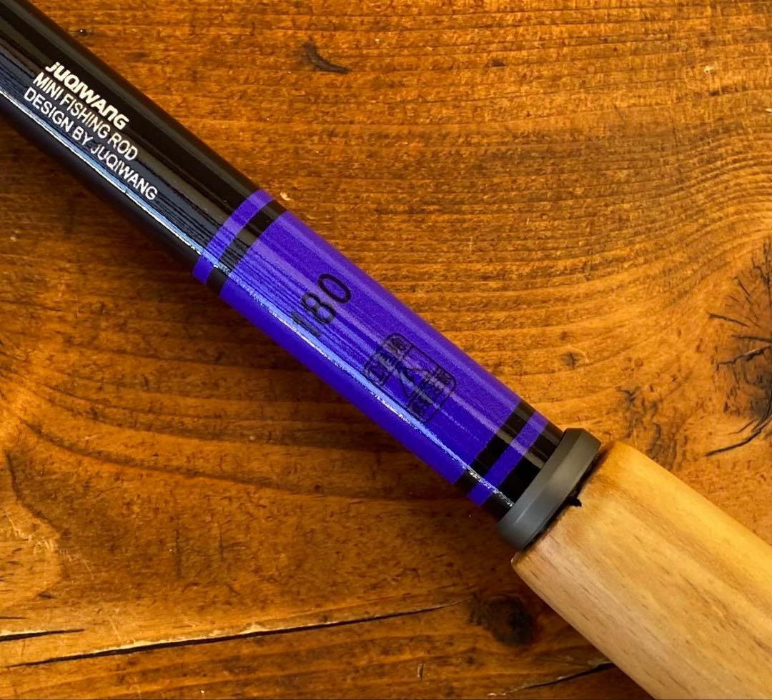 タナゴ釣りセット　パープル　1.8m 小物釣り　タナゴ竿　タモ網　収納box