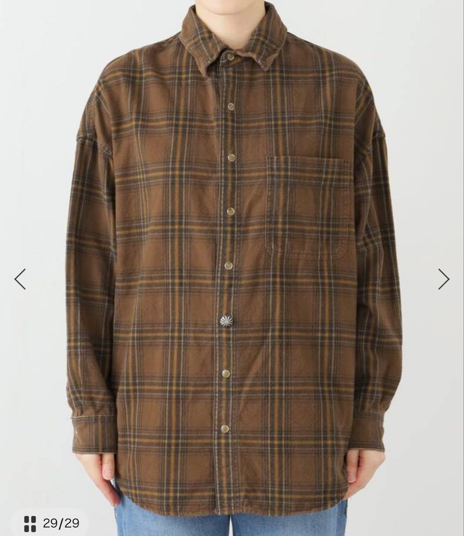トップス L'Appartement REMI RELIEF check shirt