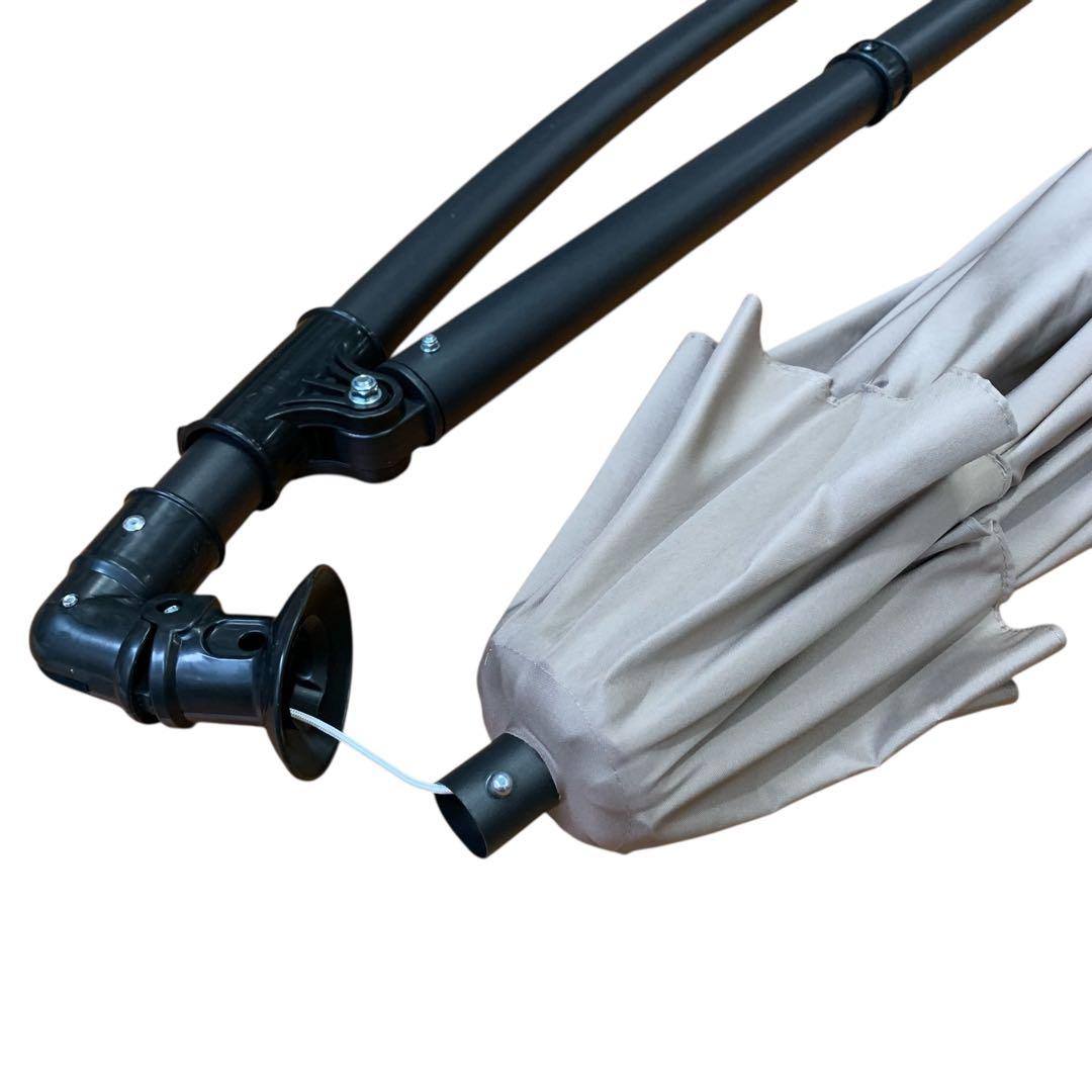 【開封・未使用】ViCoopZim ガーデンパラソル 直径300cm カーキ