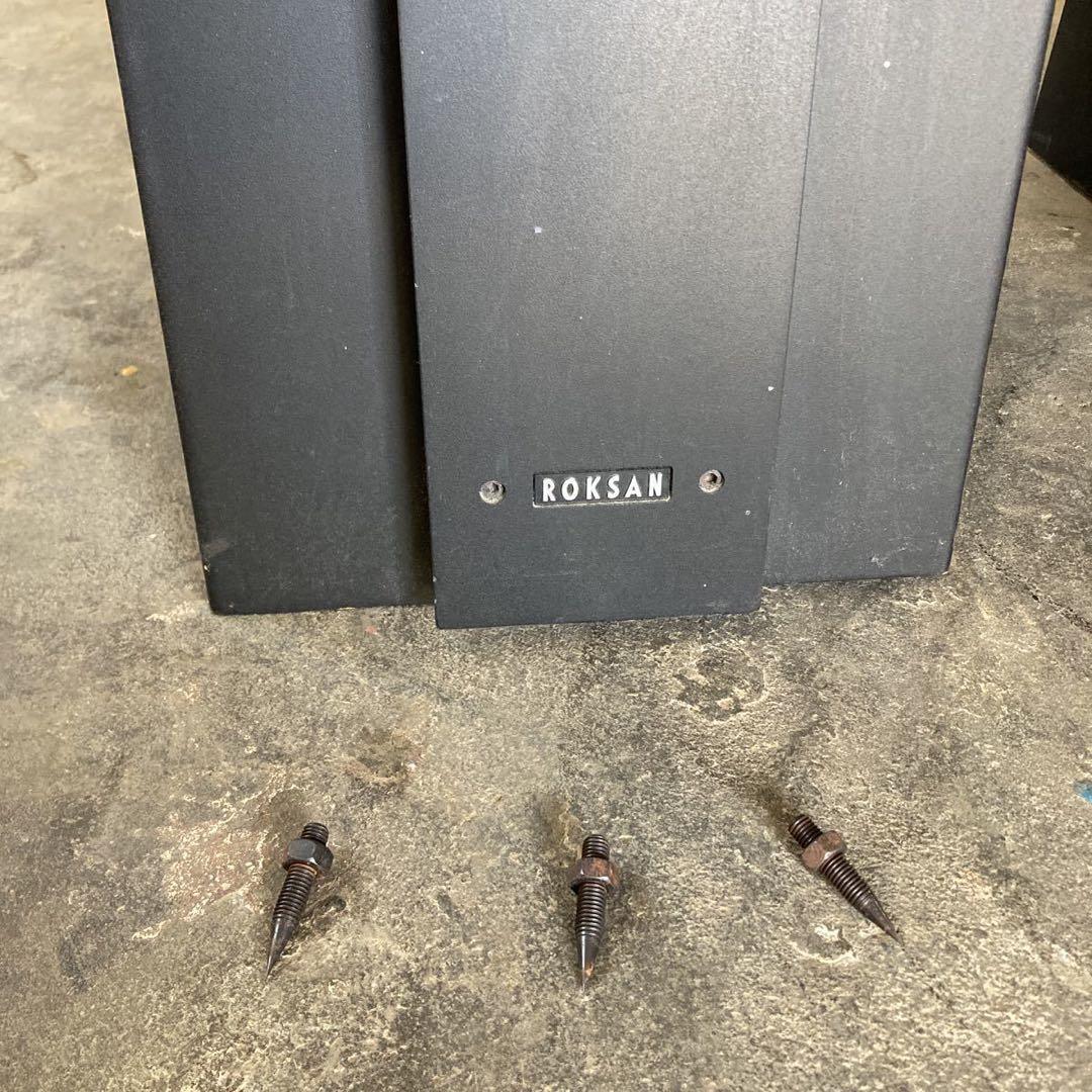 希少 ロクサン OJAN3 高級スピーカー スパイク3点支持 1994年モデル