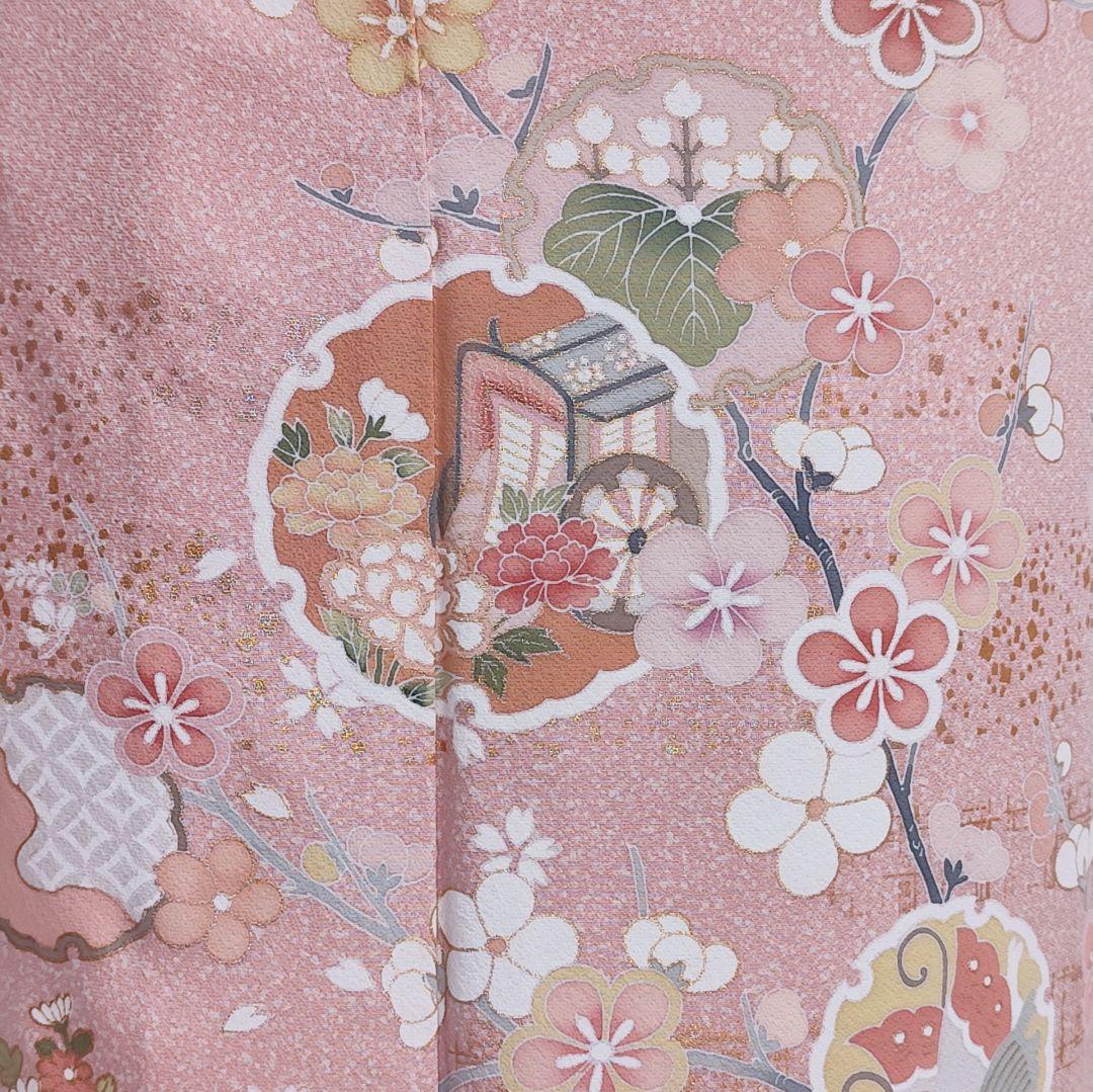 ❰6391❱ フルセット　訪問着　袋帯　帯〆　帯揚げ　正絹 入学式 七五三　着物