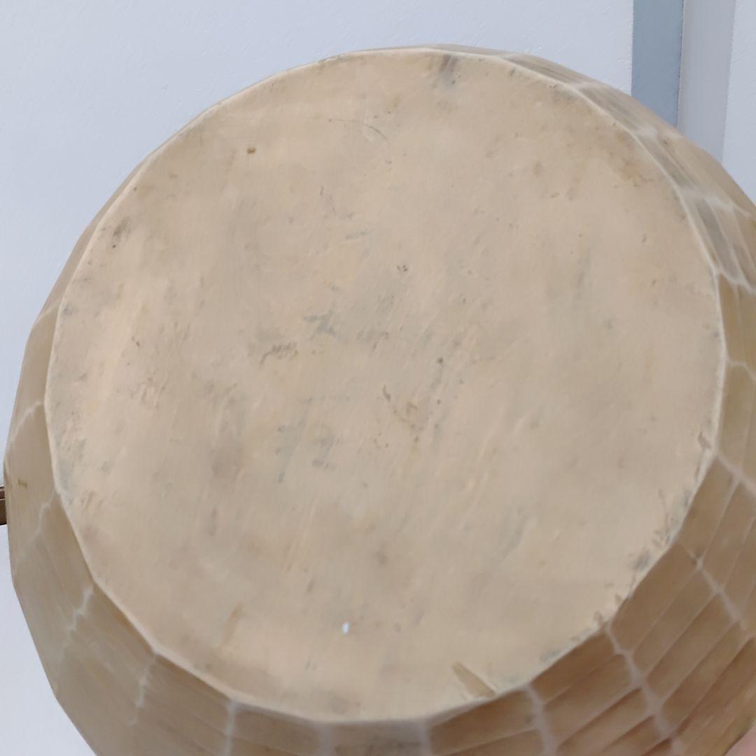 天然木 こね鉢 職人手彫り 捏ね鉢 無垢材 くり抜き 木地仕上げ 　送料無料