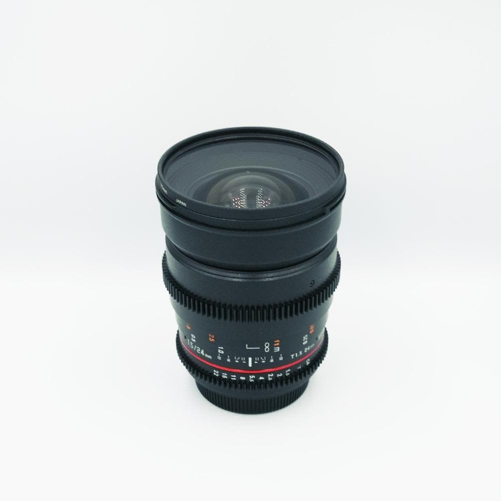 レンズ(単焦点) rokinon 24mm t1.5