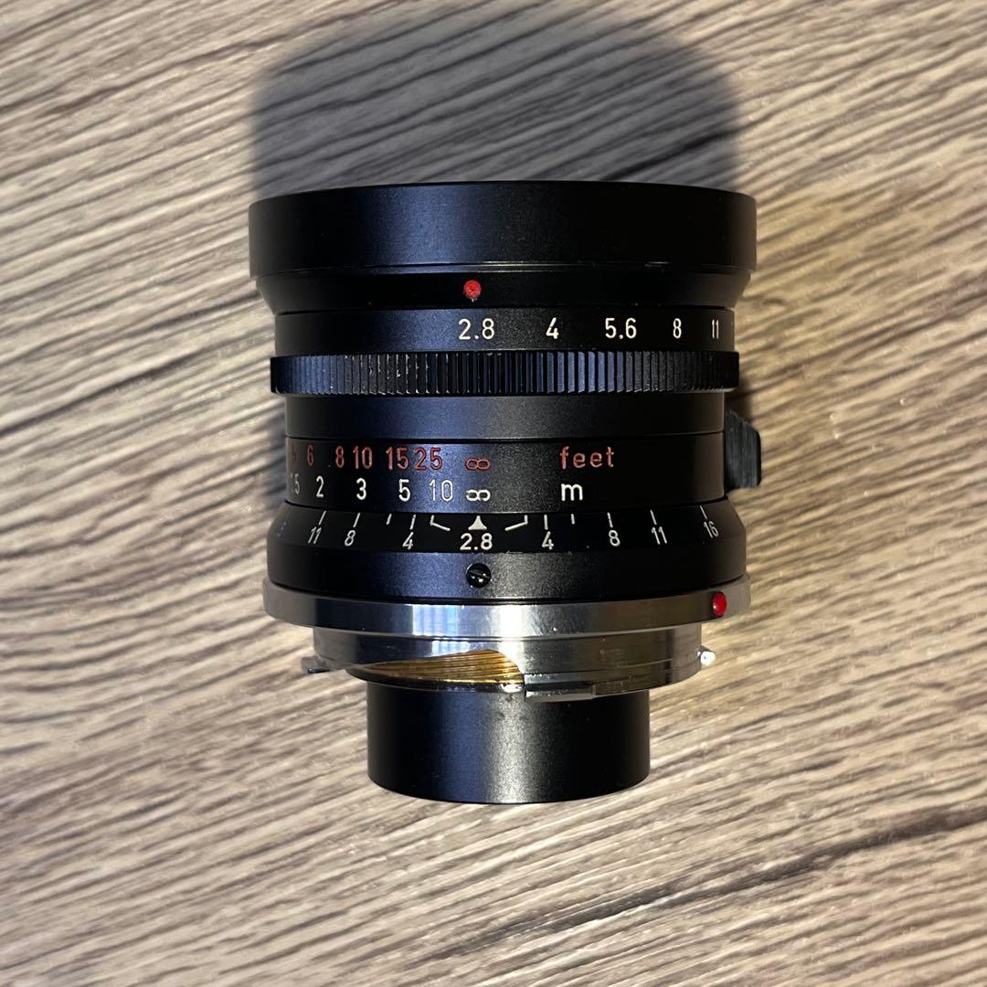 【ライカ】Elmarit-M 28mm f2.8 9枚玉 レッドスケール